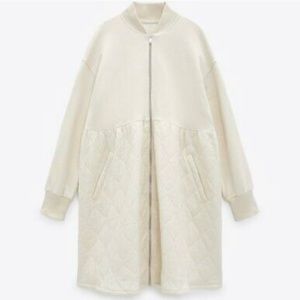Zara Cream Pea Coat